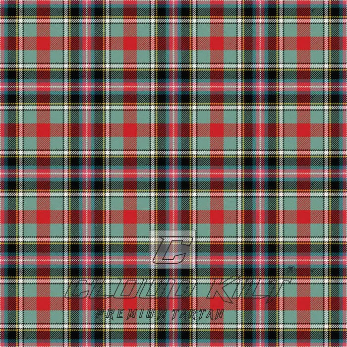 Bruce of Kinnaird Tartan Crest Tartan Quilt