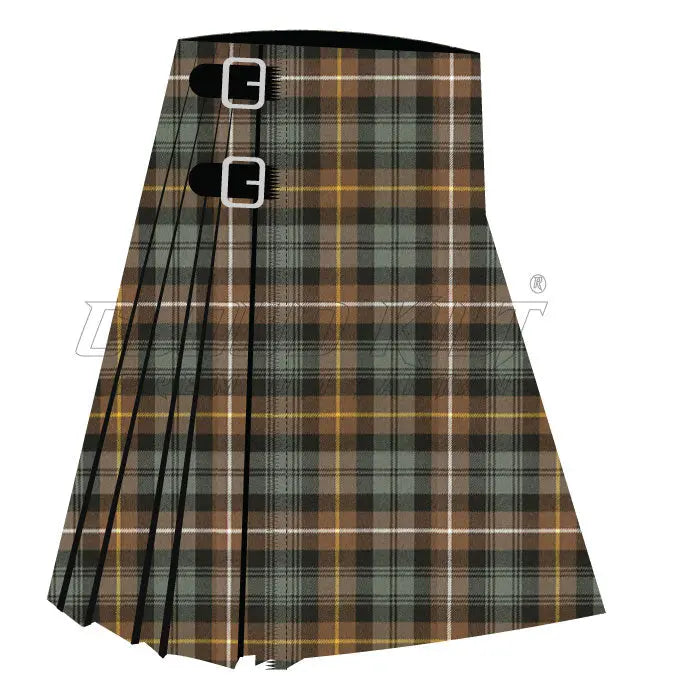 Campbell Argyll Weathered Tartan Crest Quilt