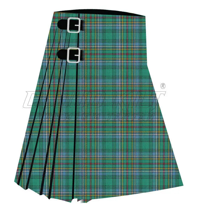 Cockburn Ancient Tartan Crest Zipper Hoodie - Half Of Me Style