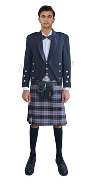 Prince Charlie Kilt Outfit With Douglas Gray Tartan